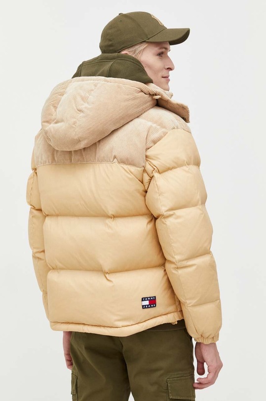 Μπουφάν με επένδυση από πούπουλα Tommy Jeans DM0DM17229 μπεζ AW23
