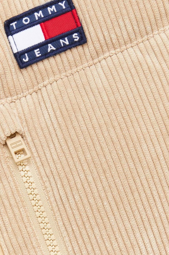 Μπουφάν με επένδυση από πούπουλα Tommy Jeans μπεζ DM0DM17229