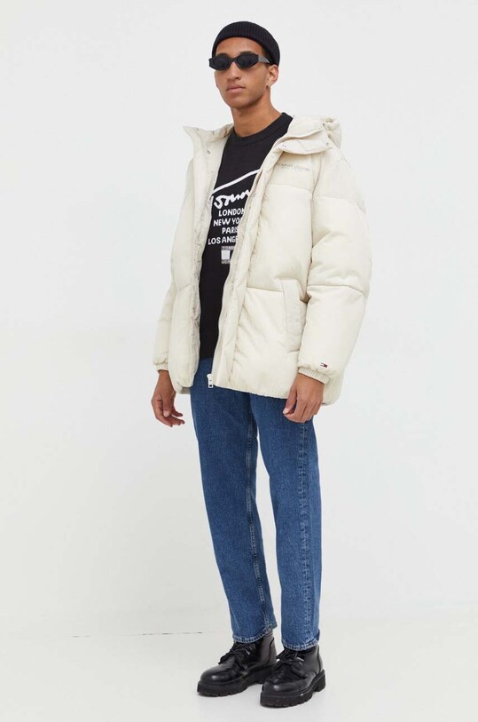 Яке Tommy Jeans DM0DM17476 бежов AW23