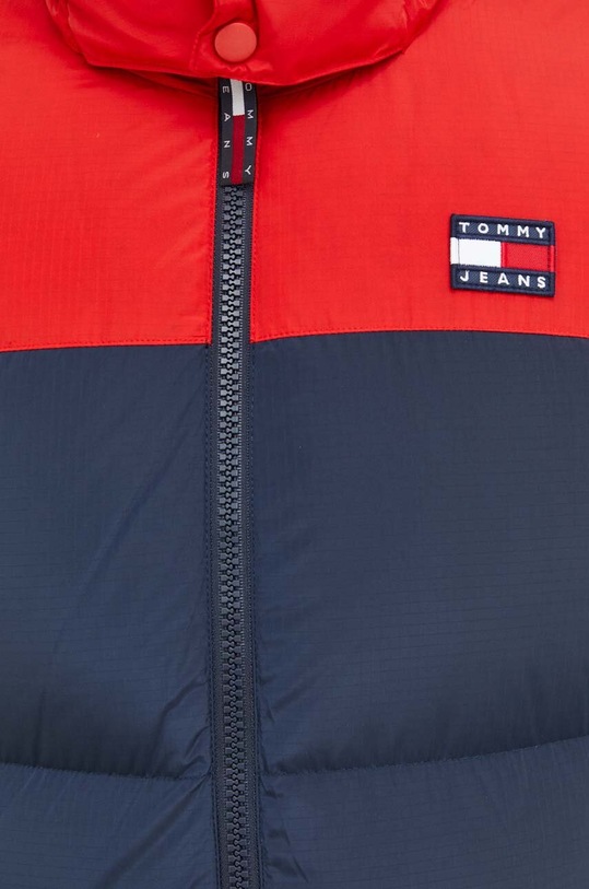 Péřová bunda Tommy Jeans námořnická modř DM0DM17482