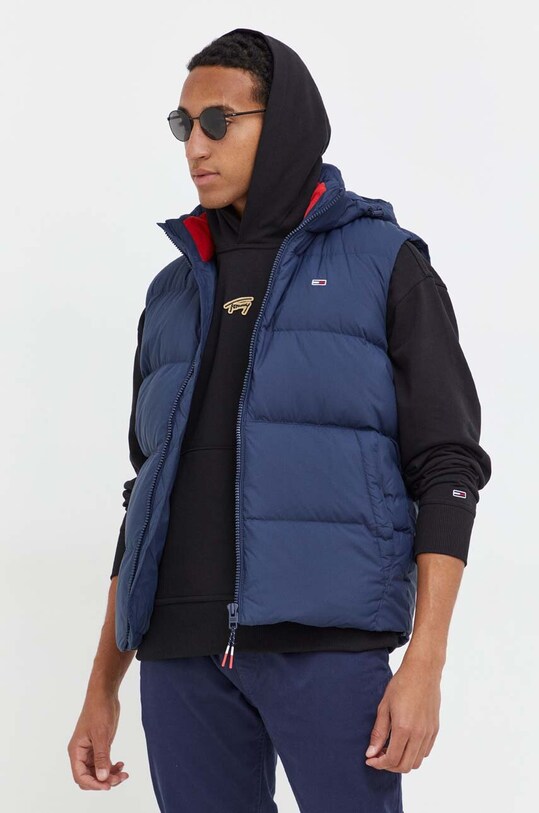 Tommy Jeans bezrękawnik puchowy pozostałe granatowy DM0DM15449