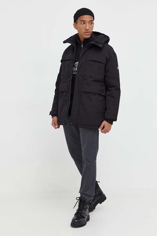 Μπουφάν Tommy Jeans DM0DM17227 μαύρο AW23