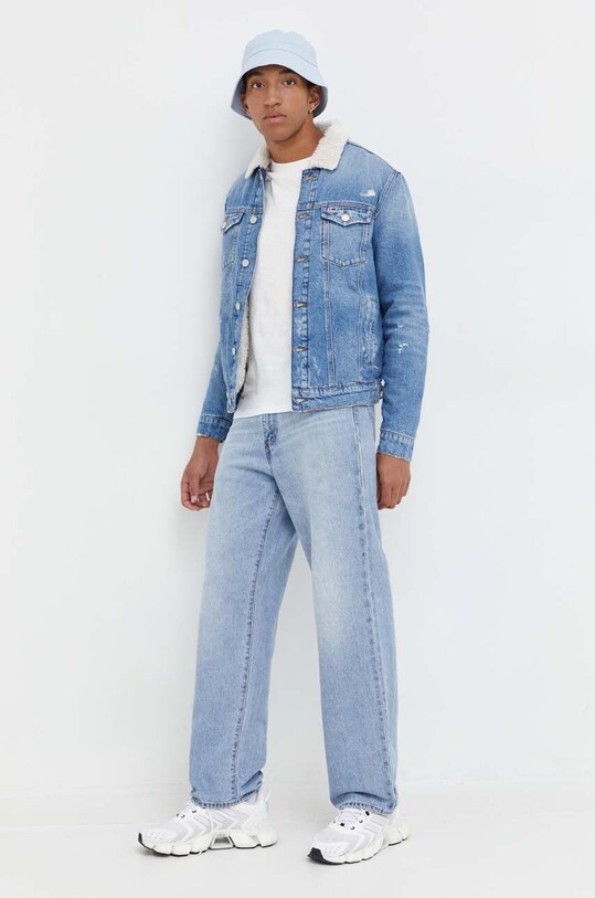 Tommy Jeans kurtka jeansowa DM0DM17471 niebieski AW23
