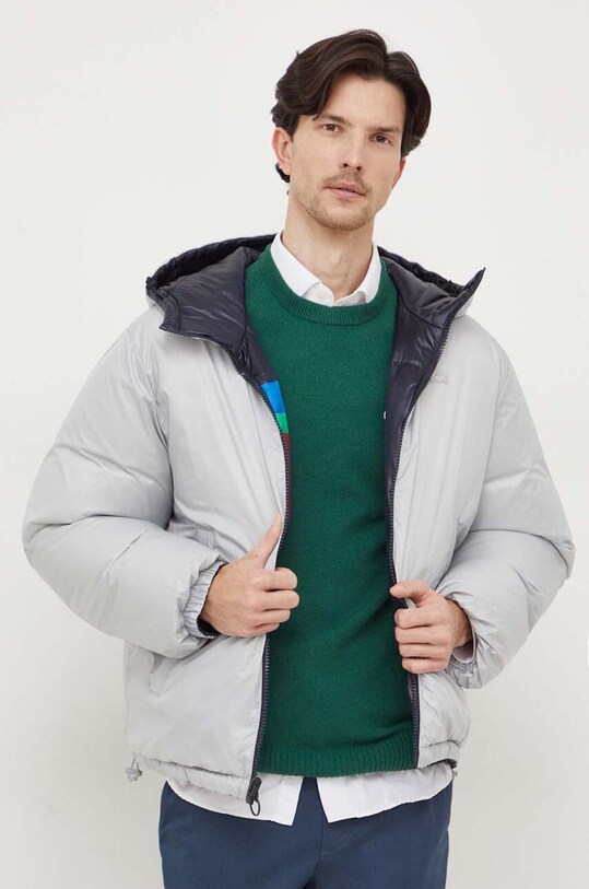 Lacoste kurtka puchowa dwustronna pozostałe multicolor BH1639