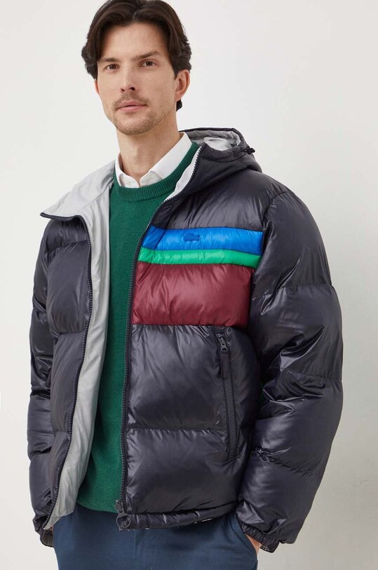 Lacoste kurtka puchowa dwustronna multicolor BH1639