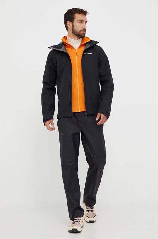 Montane geaca de ploaie Spirit MSPRJ negru AW23