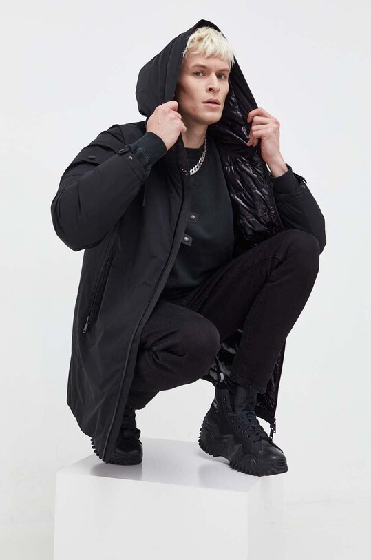 After Label kurtka puchowa AL116.N7864.1 czarny AW23