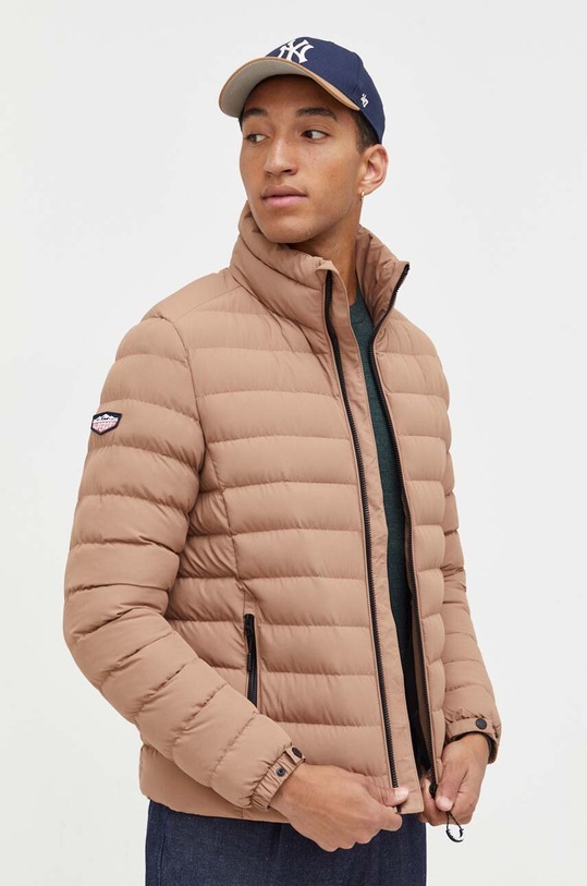 Superdry kurtka bez kaptura beżowy M5011756A.9UJ