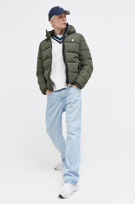 Яке Superdry M5011827A.1IP зелен AW23