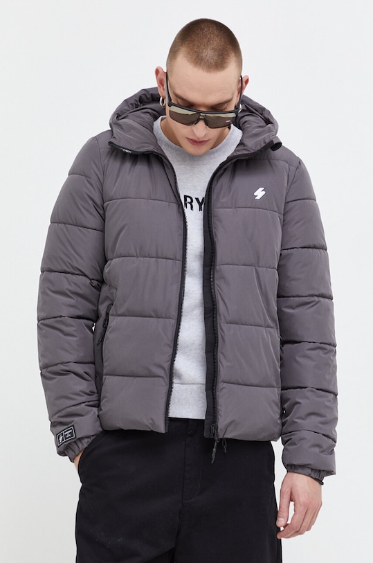 Superdry kurtka pozostałe szary M5011827A.HSZ