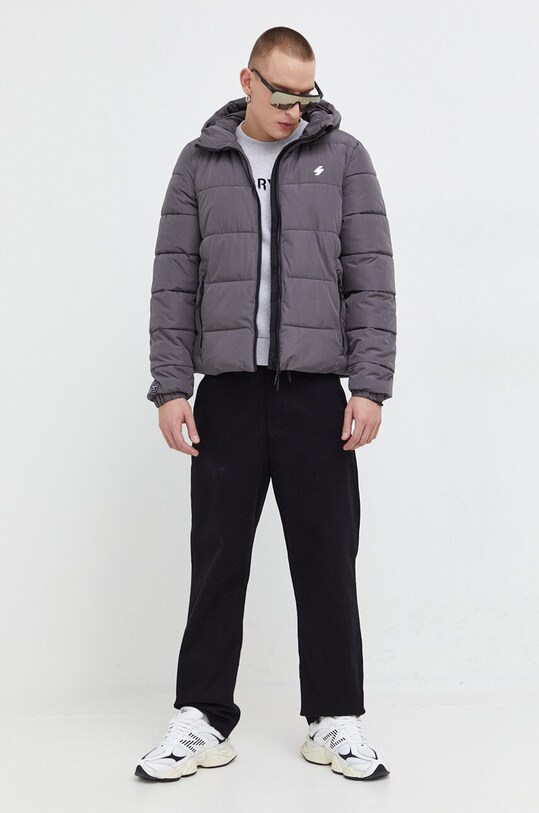 Яке Superdry M5011827A.HSZ сив AW23