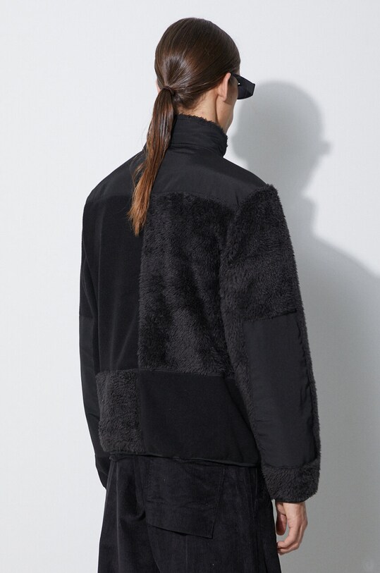 Clothing Stan Ray sweatshirt PATCHWORK FLEECE JACKET AW2312456 black