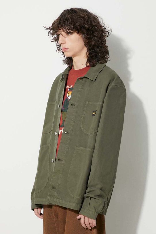 Τζιν μπουφάν Stan Ray COVERALL JACKET (UNLINED) πράσινο AW2311609