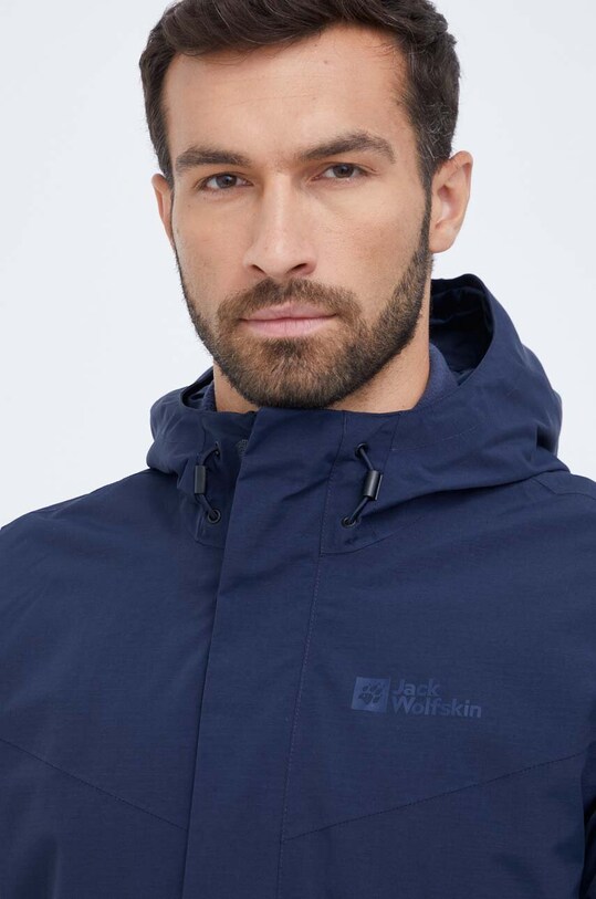 Μπουφάν Jack Wolfskin Altenberg 3in1 1115301. σκούρο μπλε