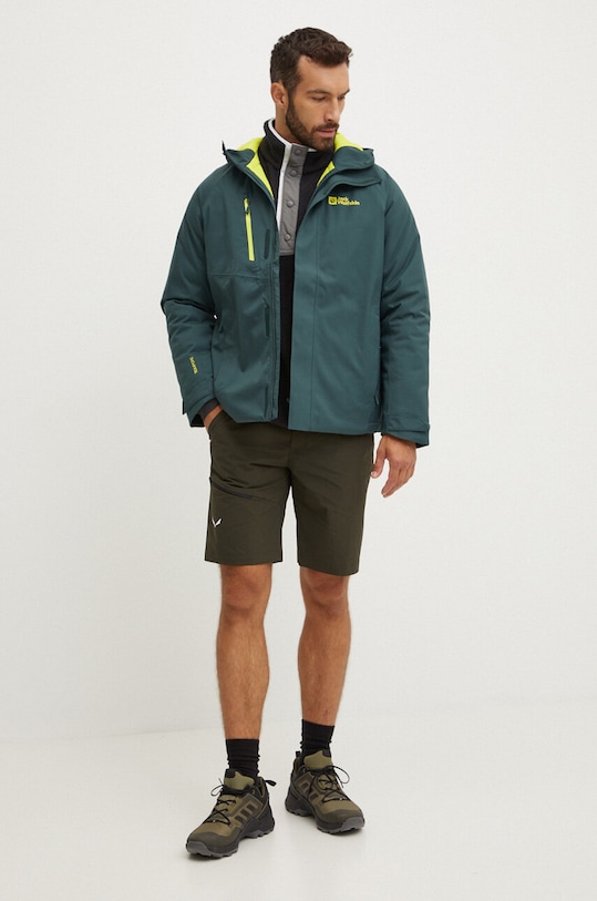 Outdoorová bunda Jack Wolfskin Troposphere 1115321 zelená AW24