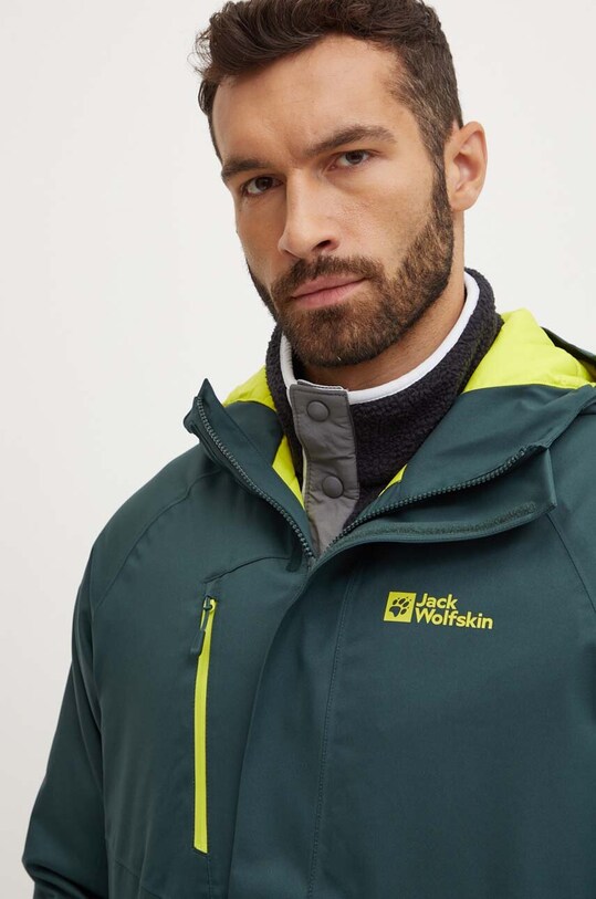 Jack Wolfskin jacheta de exterior Troposphere verde 1115321