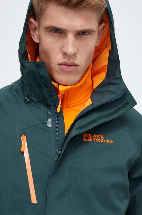 Μπουφάν Jack Wolfskin Troposphere πράσινο 1115321