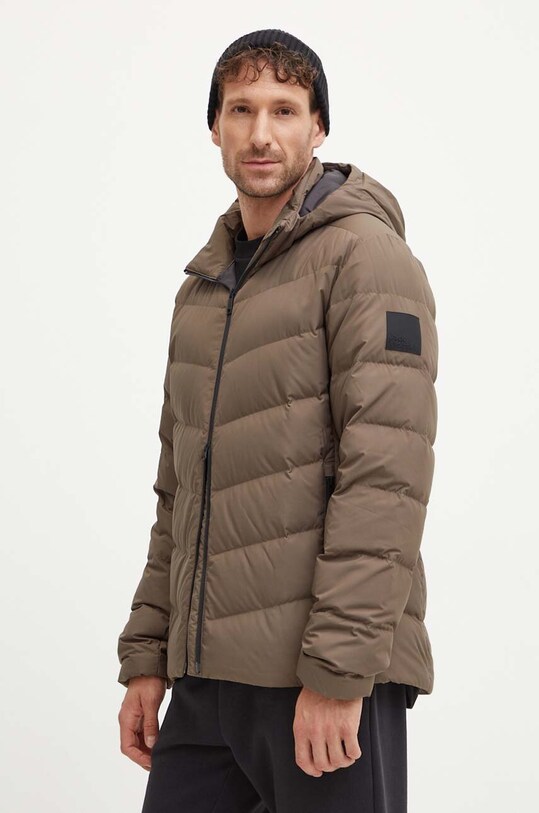 Пуховая куртка Jack Wolfskin Colonius с утеплением коричневый 1207431