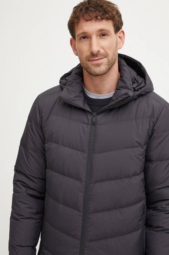 Páperová bunda Jack Wolfskin Colonius čierna 1207431