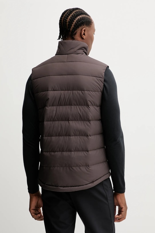 Odzież Jack Wolfskin bezrękawnik sportowy puchowy Ather 1207691 brązowy