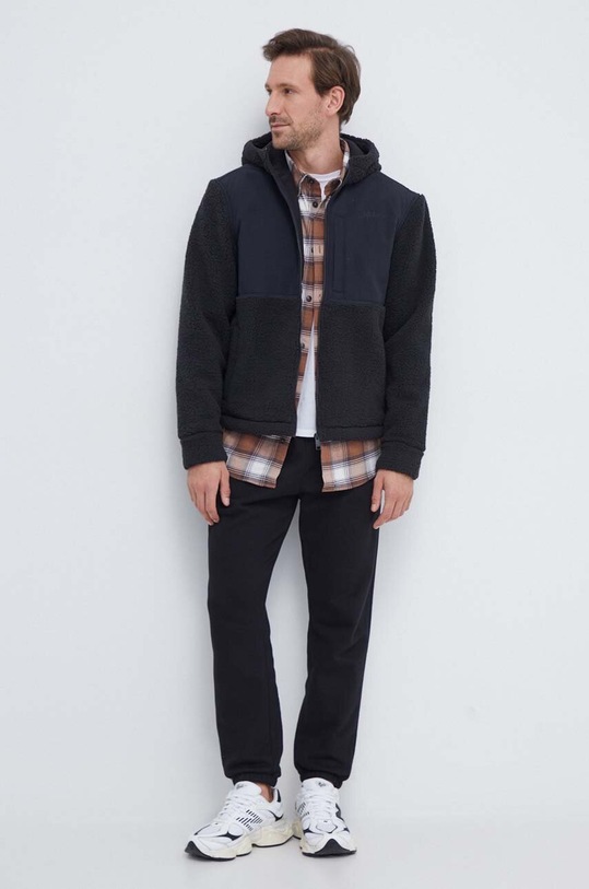 Μπουφάν Jack Wolfskin 1711141 μαύρο AW24
