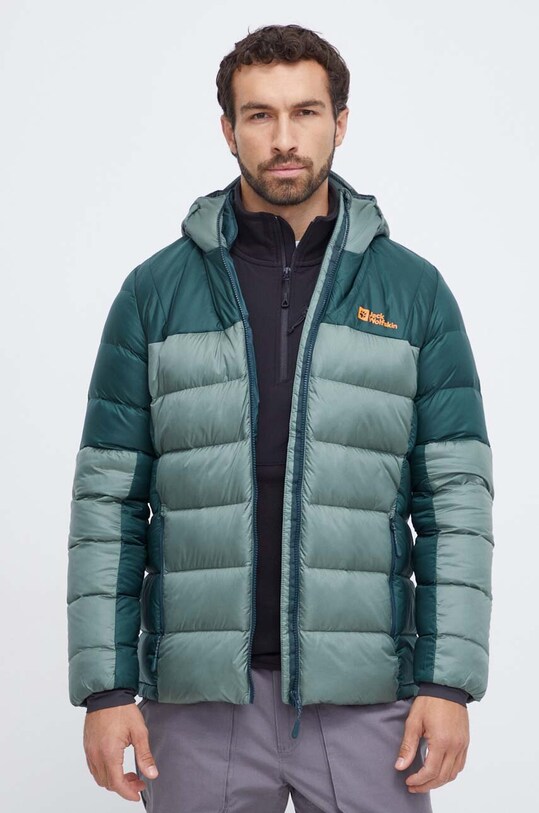Páperová športová bunda Jack Wolfskin Nebelhorn zateplené zelená 1207141