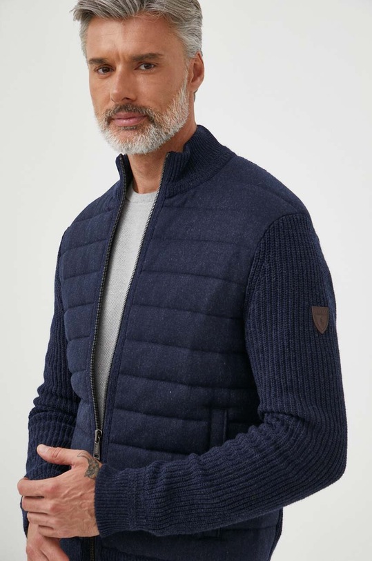 Polo Ralph Lauren kurtka wełniana wełna granatowy 710878451