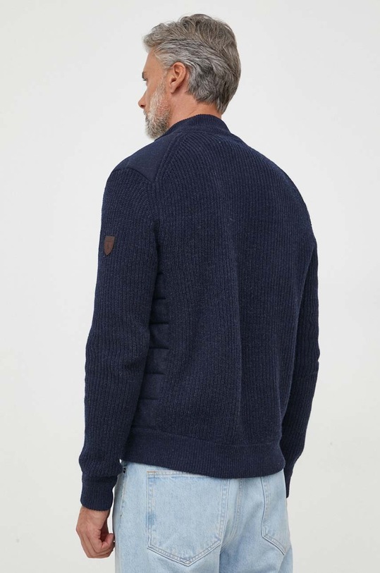 Odzież Polo Ralph Lauren kurtka wełniana 710878451 granatowy