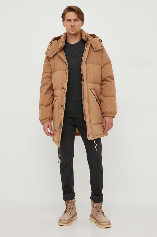 Polo Ralph Lauren gyapjú kabát 710910896 bézs AW23
