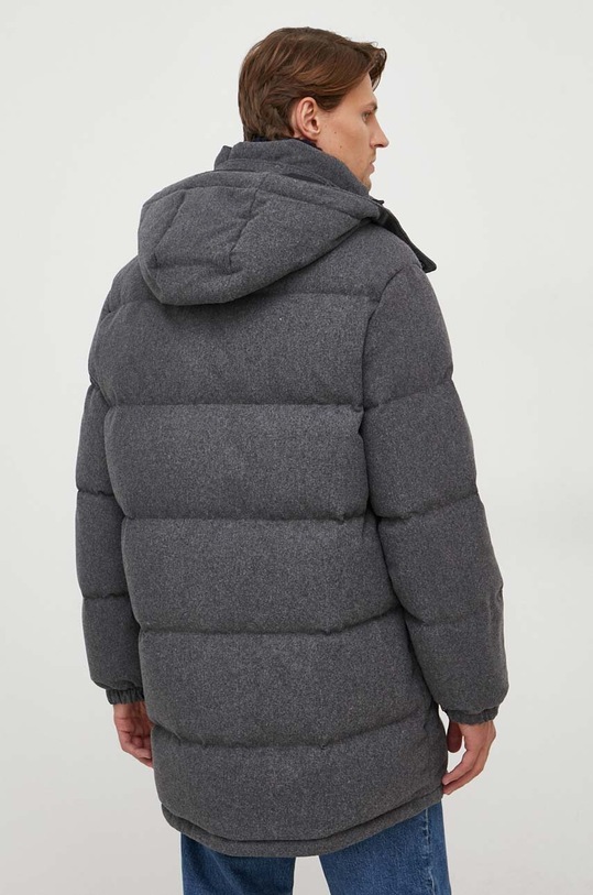 Ρούχα Μάλλινο πουπουλένιο μπουφάν Polo Ralph Lauren 710910896 γκρί