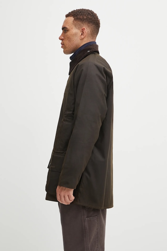 Бавовняна куртка Barbour MWX0002 зелений AA00