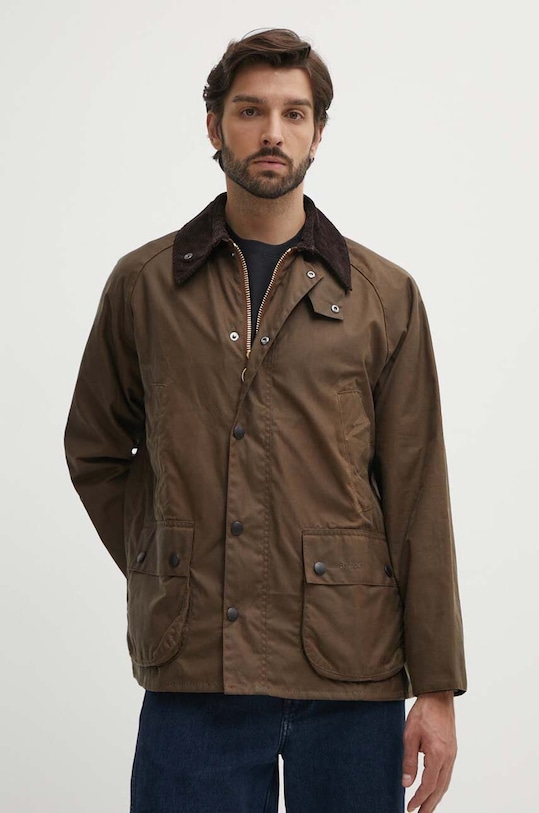 Barbour geacă Bedale Wax Jacket cu captuseala maro MWX0018