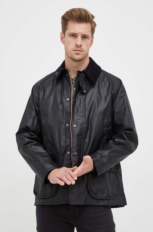 Jakna Barbour Bedale Wax Jacket bez tople podstave crna MWX0018