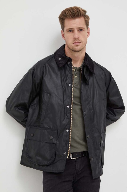 Jakna Barbour Bedale Wax Jacket crna MWX0018