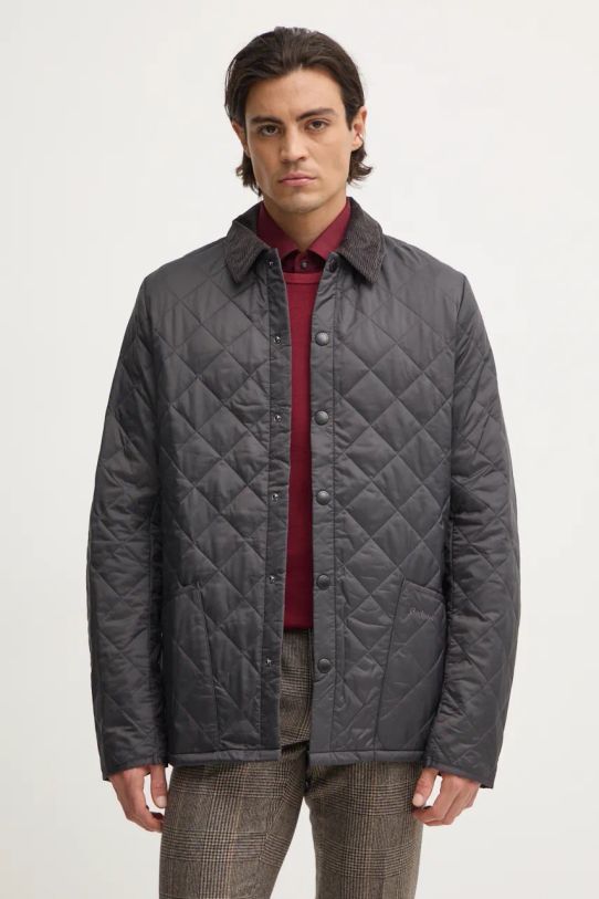 Barbour kurtka Heritage Liddesdale Quilted Jacket bez kaptura szary MQU0240