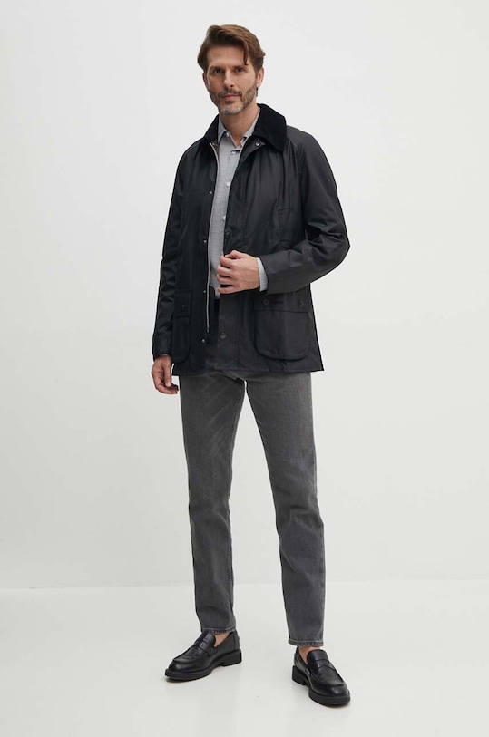 Barbour rövid kabát MWX0339 fekete AW25