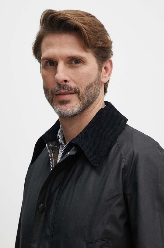 Barbour kurtka Ashby Wax Jacket czarny MWX0339