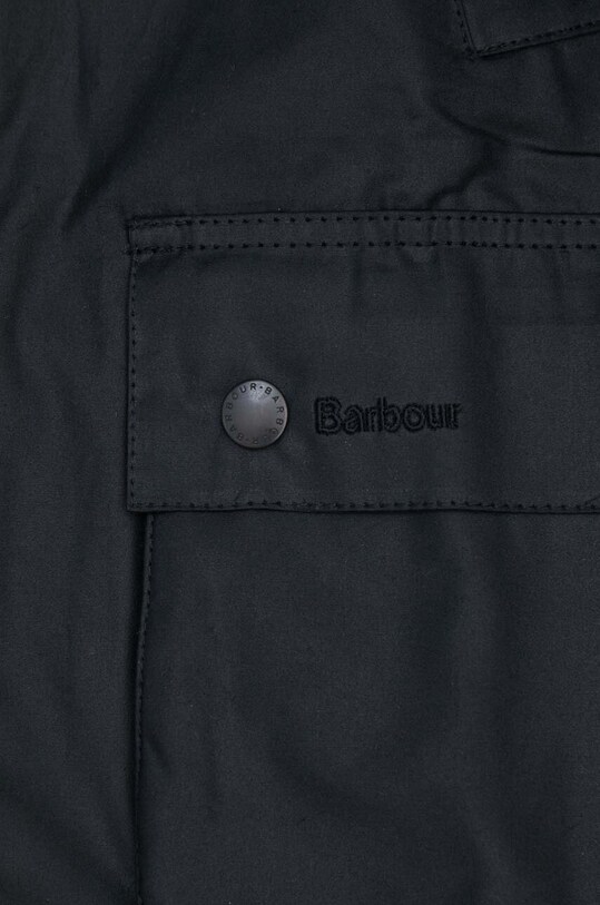 Barbour kurtka Ashby Wax Jacket MWX0339 czarny