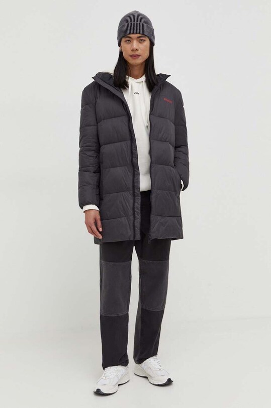 HUGO kurtka 50495228 szary AW23