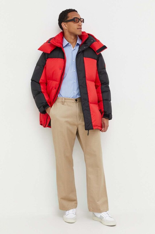 Пуховая куртка HUGO 50495811 красный AW24