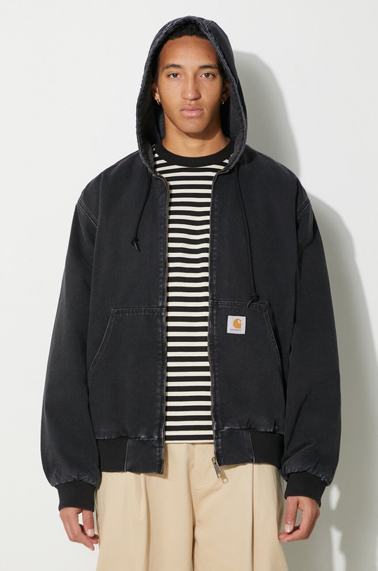 Traper jakna Carhartt WIP crna I032232.8906