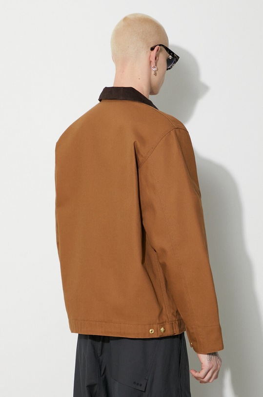 Odzież Carhartt WIP kurtka jeansowa Detroit Jacket I015264.00S01 brązowy