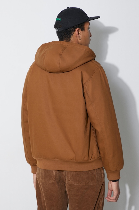 Ρούχα Βαμβακερό σακάκι Carhartt WIP I023083.HZ01 καφέ
