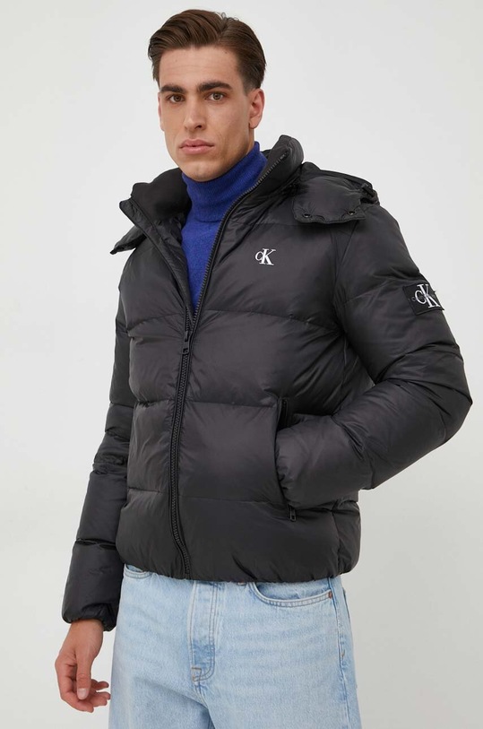 Calvin Klein Jeans geaca de puf cu captuseala negru J30J323468