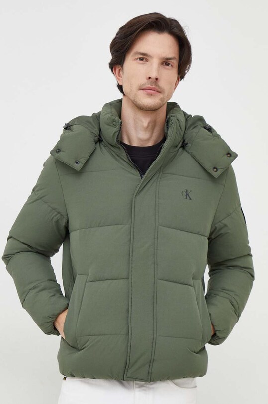 Calvin Klein Jeans geaca cu captuseala verde J30J323708
