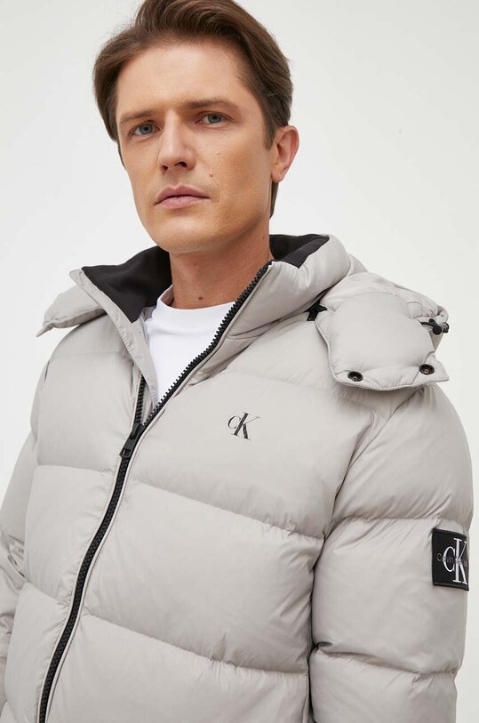 Puhovka Calvin Klein Jeans siva J30J324056