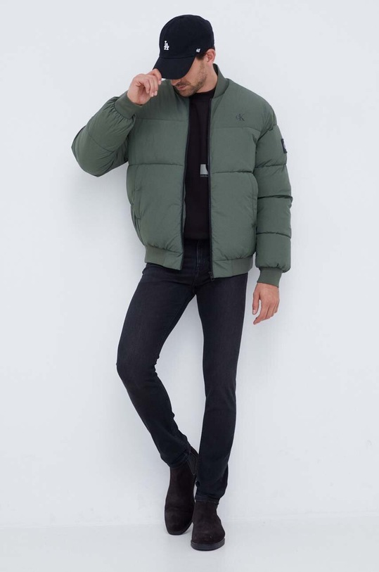 Calvin Klein Jeans bomber dzseki J30J324072 zöld AW23