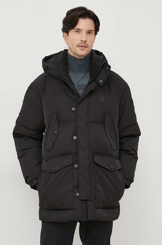 Μπουφάν Calvin Klein Jeans άλλο μαύρο J30J324080