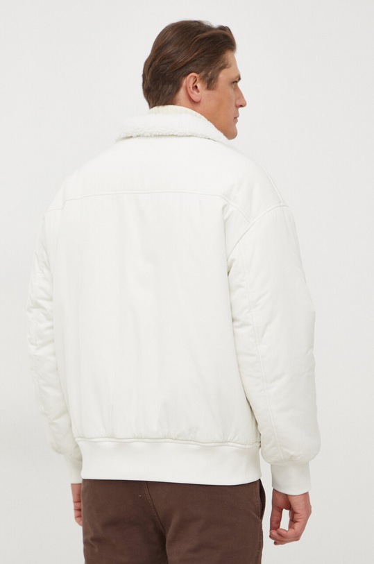 Odzież Calvin Klein Jeans kurtka dwustronna J30J324123 biały