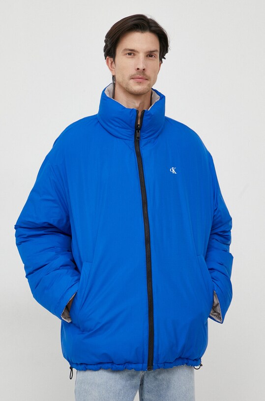 Двостороння куртка Calvin Klein Jeans J30J324438 блакитний AW23